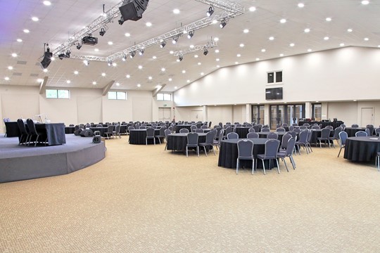 Main Auditorium / Cabaret set up rear facing.