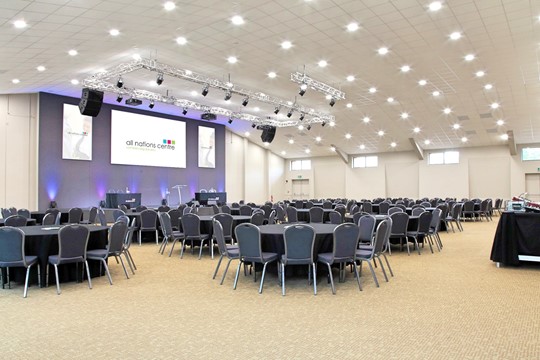 Main Auditorium / Cabaret set up