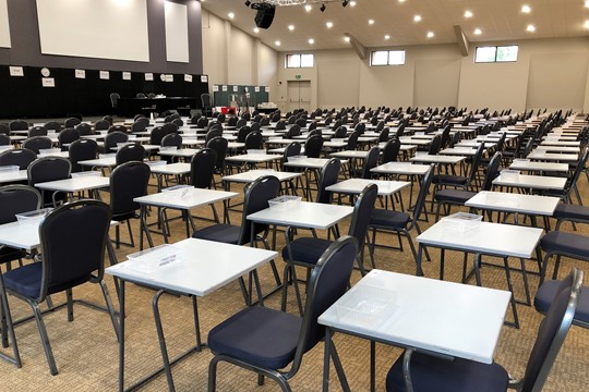 Main Auditorium / Examination set up